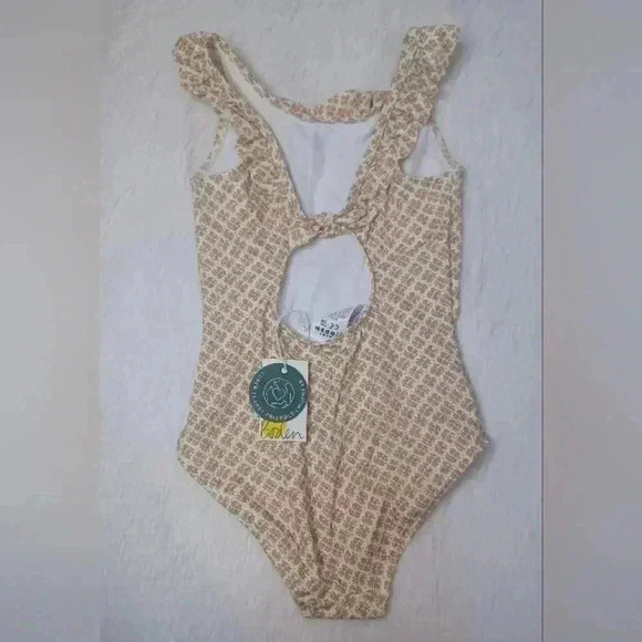 Boden Tie Back Frilly Swimsuit - Picture 4 of 6